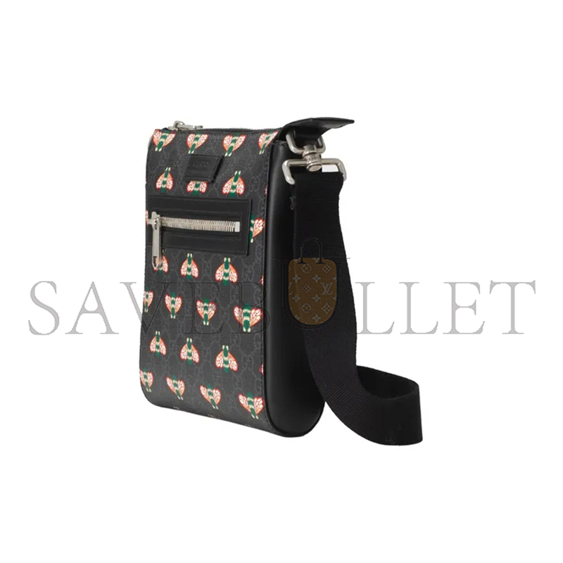 GUCCI BESTIARY MESSENGER BAG WITH BEES 681021 (23.5*21*4.5cm)